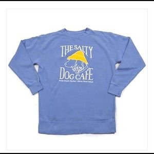 Salty Dog Cafe blue sweatshirt Size M